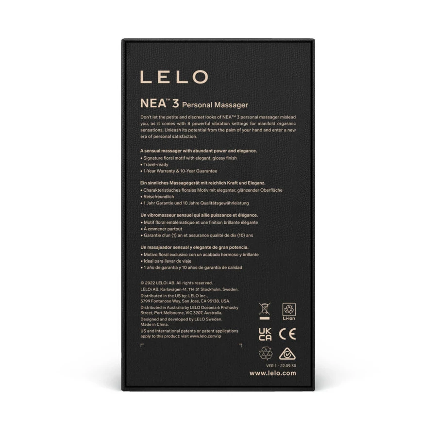 LELO - MASSAGGIATORE PERSONALE NEA 3 - BLU